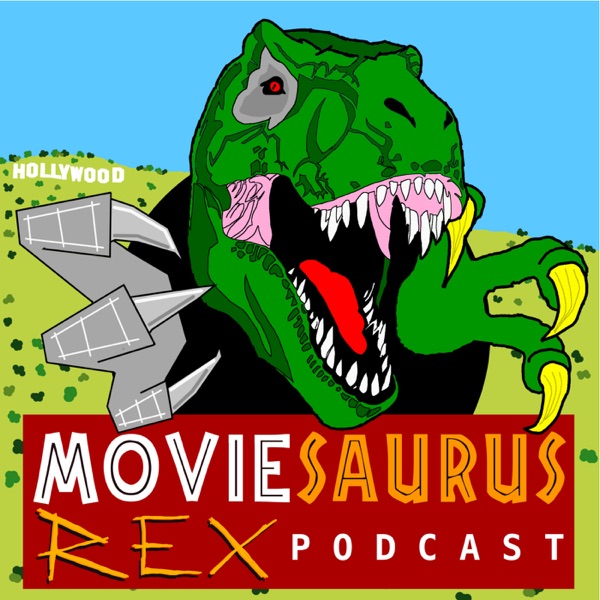Logo of Moviesaurus Rex Podcast