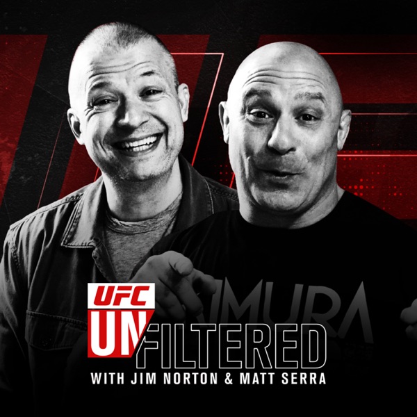 Logo of UFC Unfiltered with Jim Norton and Matt Serra