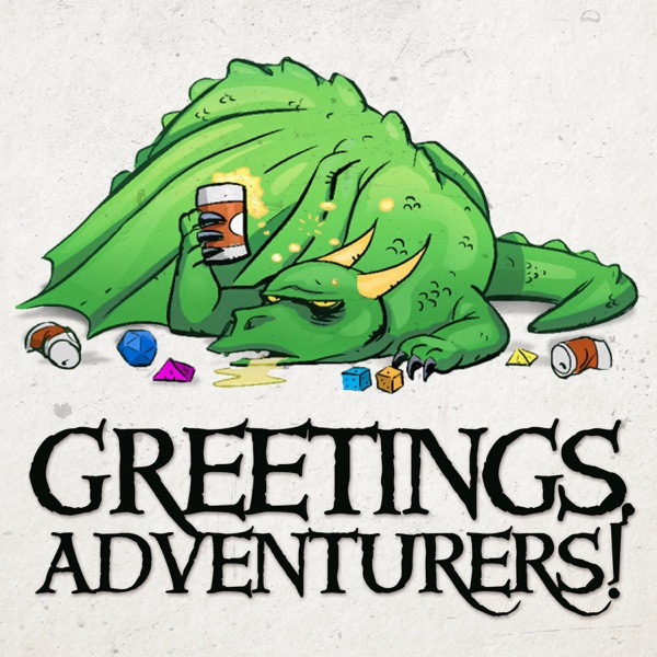 Logo of Greetings Adventurers - Dungeons and Dragons 5e Actual Play
