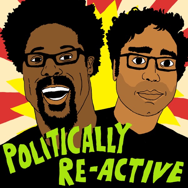 Logo of Politically Re-Active with W. Kamau Bell & Hari Kondabolu