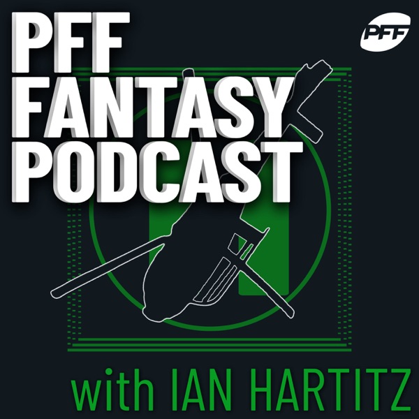 Logo of PFF Fantasy Football Podcast with Ian Hartitz