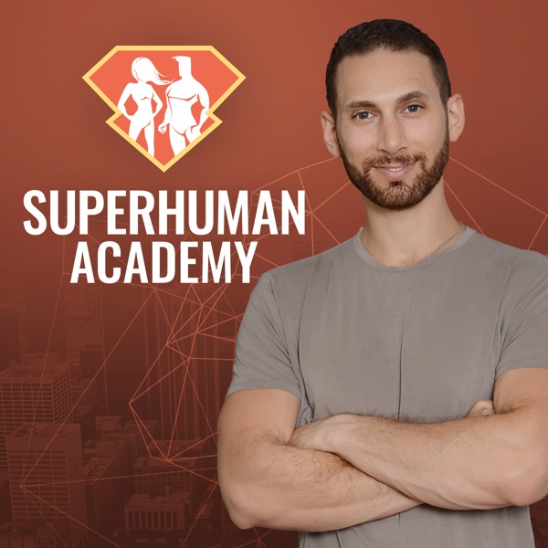 Logo of The SuperHuman Academy Podcast
